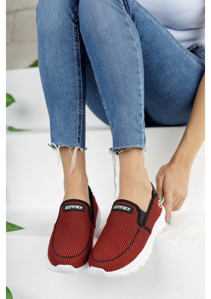 Kırmızı Siyah Unisex Sneaker 001204