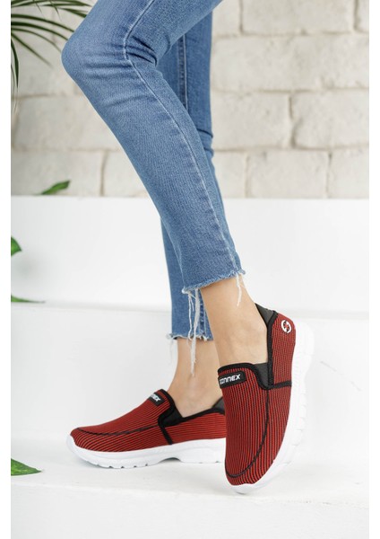 Kırmızı Siyah Unisex Sneaker 001204