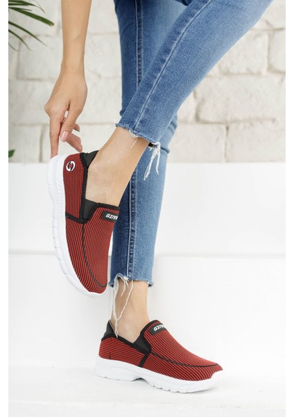 Kırmızı Siyah Unisex Sneaker 001204