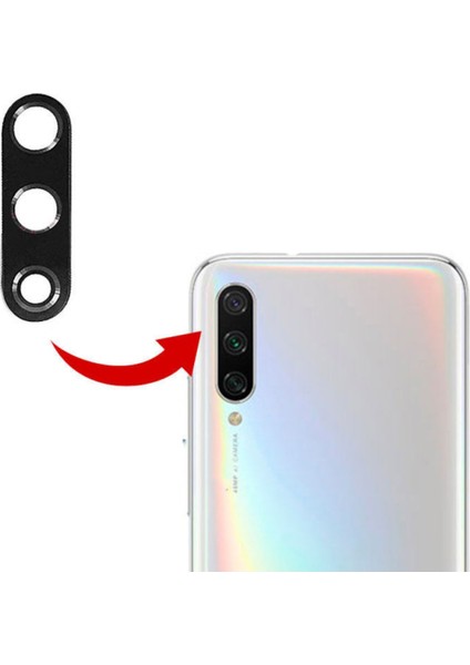 Xiaomi Mi A3 Uyumlu Kamera Camı Lensi
