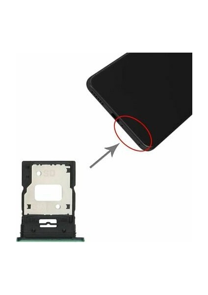 Xiaomi Mi 11 Lite Uyumlu Sim Kapaği Tepsisi White