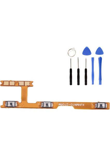 Xiaomi Mi Note 10 Pro Uyumlu Power Volume Flex Tamir Seti Hediye !!!
