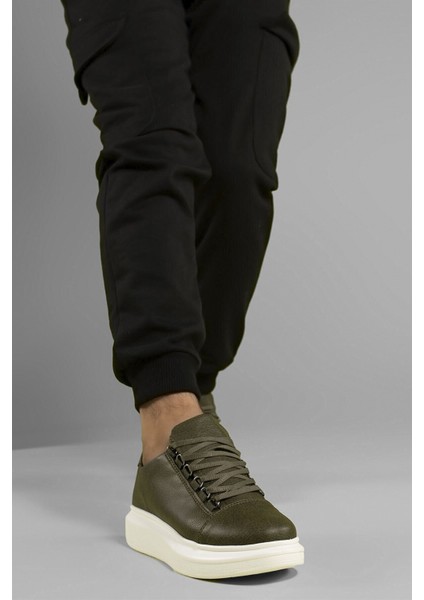 Haki Beyaz Erkek Sneaker 0012152 fiyatları