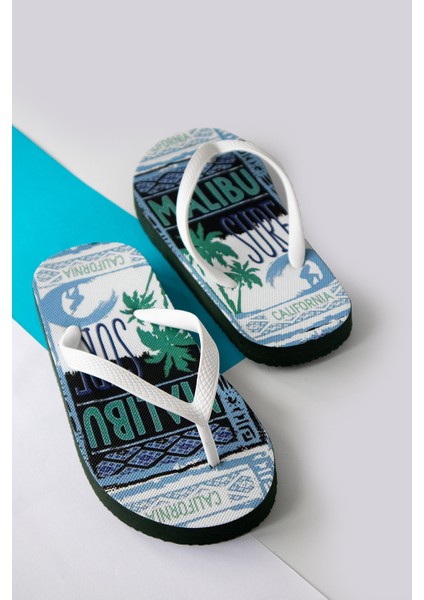 Bermody Çocuk Malibu Rahat Parmak Arası Plaj Terliği Flipflops