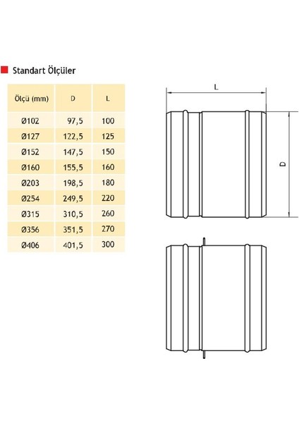 Raksan Tyk 203 mm Metal Yaylı Klape fiyatları