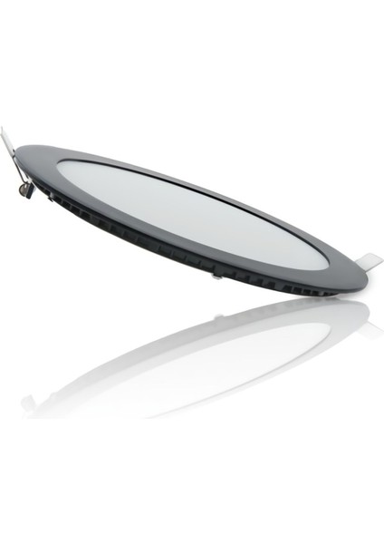6W LED Panel Gün Işığı (3200K) Siyah Kasa Yuvarlak Sıvaaltı 1206 fiyatları