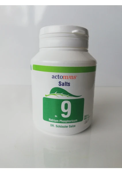 Dr.schüssler Tuzları Nr.9 Natrium Phosphoricum 400 Tablet