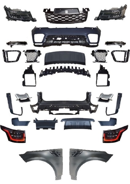 Range Rover Sport 2019 Lci Dönüşüm Body Kit Seti Full 2013 / 2017