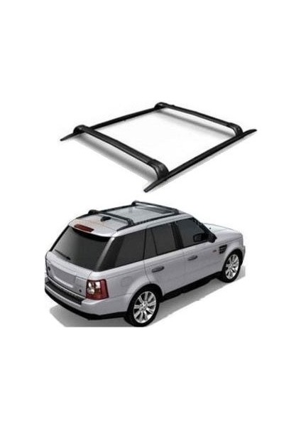 Range rover sport tavan çıtası port bagaj 4parça siyah 2006 / 2013