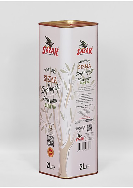 Naturel Sızma Zeytinyağı 2 Lt Yeni Sezon