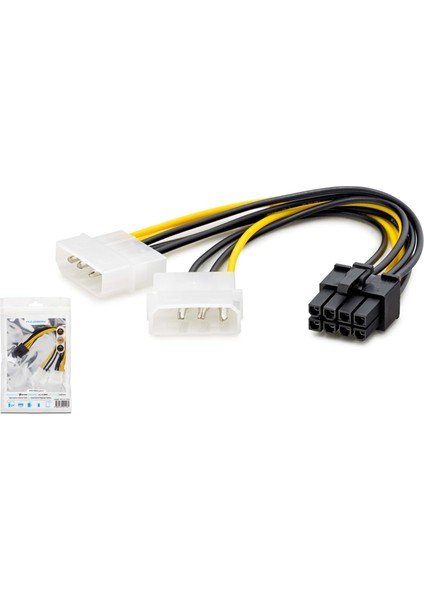 HDX5504(4597) Ekran Kartı Sata Power Kablo 8 Pin
