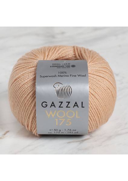 Wool 175 50GR Bej El Örgü Ipi - 305