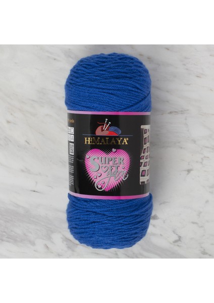 Süper Soft Yarn 200 gr Mavi El Örgü Ipi - 80827