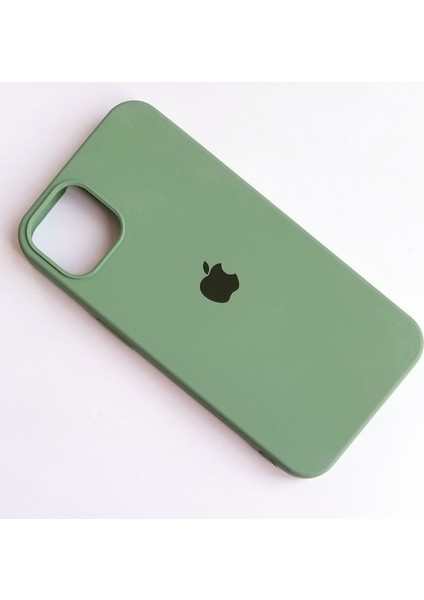 Apple iPhone 13 Uyumlu Lansman Içi Kadife Silikon Kılıf
