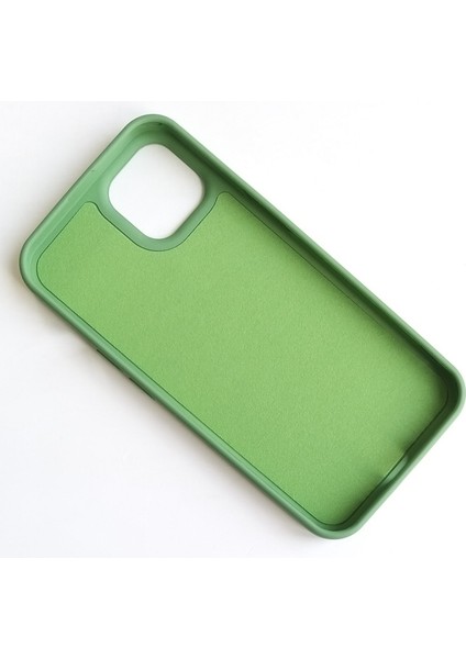 Apple iPhone 13 Uyumlu Lansman Içi Kadife Silikon Kılıf