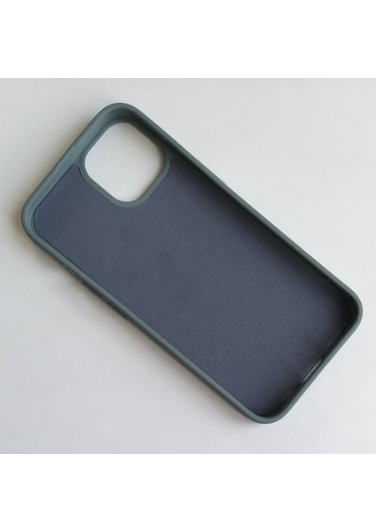 Apple iPhone 13 Uyumlu Lansman Içi Kadife Silikon Kılıf