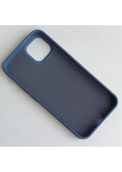 Apple iPhone 13 Uyumlu Lansman Içi Kadife Silikon Kılıf