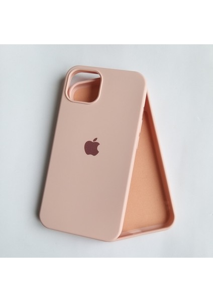 Apple iPhone 13 Uyumlu Lansman Içi Kadife Silikon Kılıf