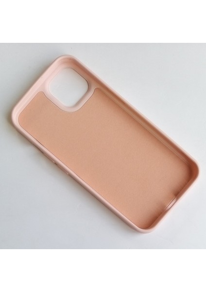 Apple iPhone 13 Uyumlu Lansman Içi Kadife Silikon Kılıf