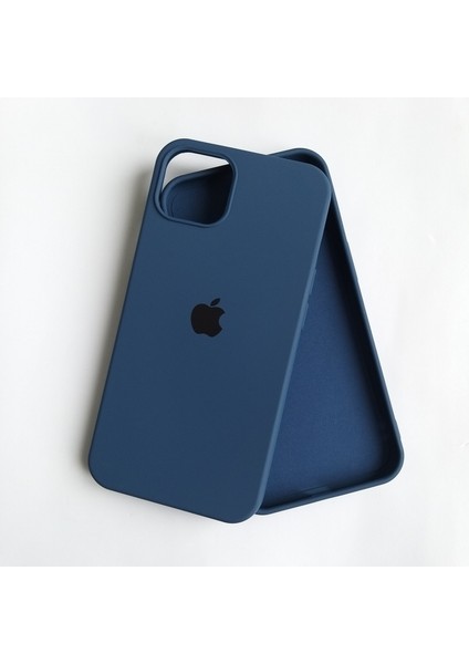 Apple iPhone 13 Uyumlu Lansman Içi Kadife Silikon Kılıf