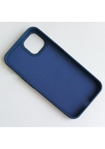 Apple iPhone 13 Uyumlu Lansman Içi Kadife Silikon Kılıf