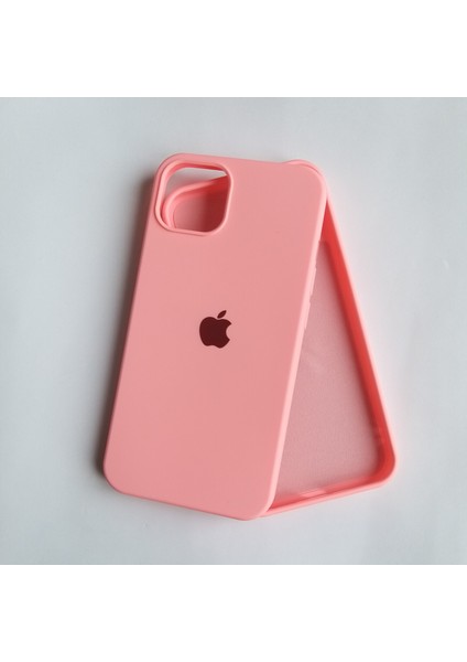 Apple iPhone 13 Uyumlu Lansman Içi Kadife Silikon Kılıf