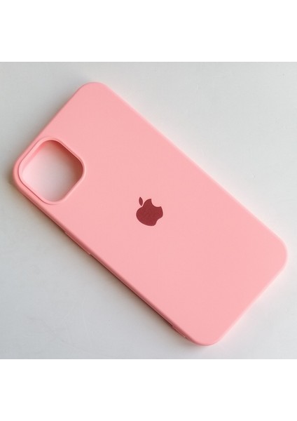 Apple iPhone 13 Uyumlu Lansman Içi Kadife Silikon Kılıf