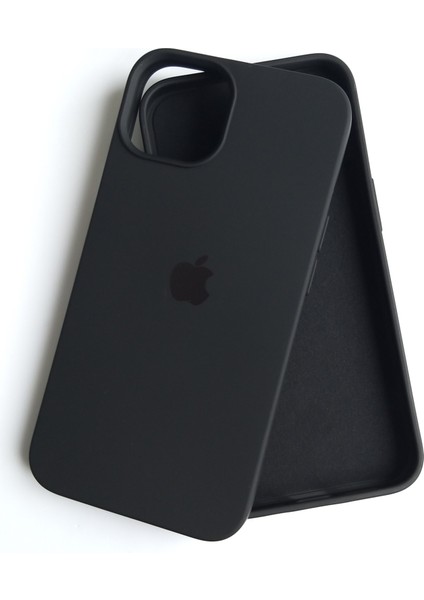 Apple iPhone 13 Uyumlu Lansman Içi Kadife Silikon Kılıf