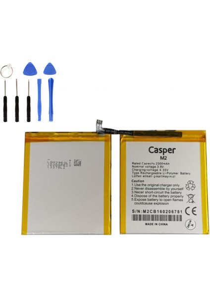 Casper M2 Batarya Pil Tamir Seti Hediyeli !!!