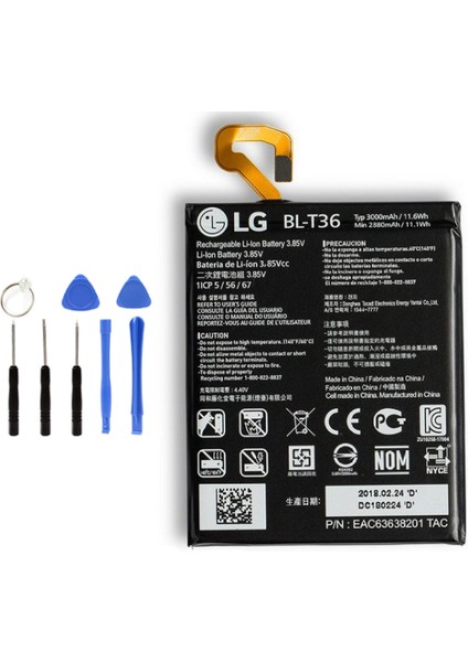 Lg K40 Batarya Pil Tamir Seti Hediyeli !!!