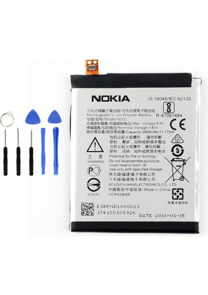 Nokıa 5 Pro Batarya Pil Tamir Seti Hediyeli !!!