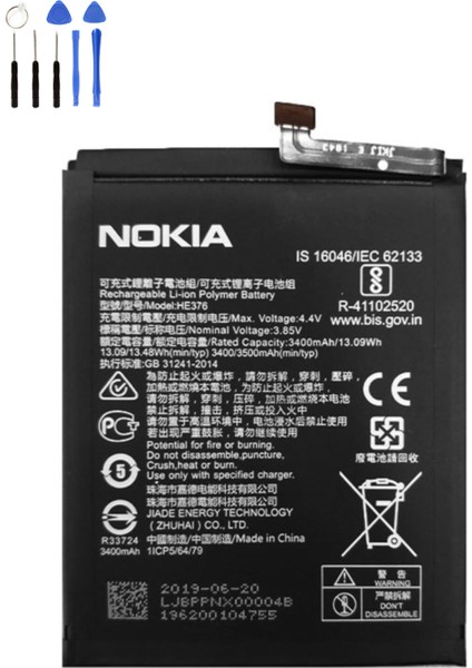 Nokıa 3.1 Plus Batarya Pil Tamir Seti Hediyeli !!!