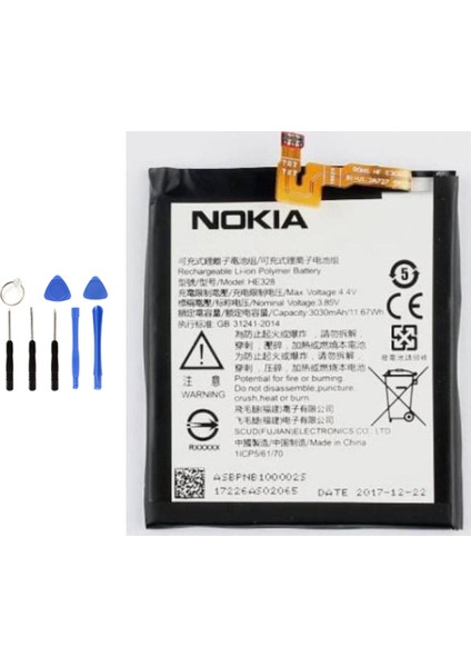 Nokıa 8 Batarya Pil Tamir Seti Hediyeli !!!