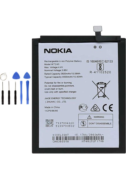 Nokıa 3.1A Batarya Pil Tamir Seti Hediyeli !!!