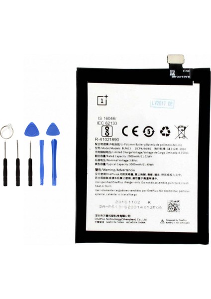 One Plus 6 Batarya Pil Tamir Seti Hediyeli !!!