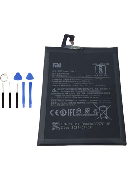 Xiaomi Redmı 9 Batarya Pil Tamir Seti Hediyeli !!!