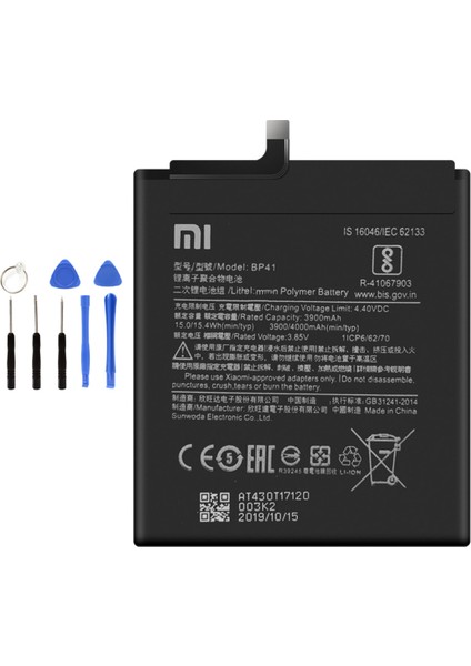 Xiaomi Redmı K20 Pro Batarya Pil Tamir Seti Hediyeli !!!