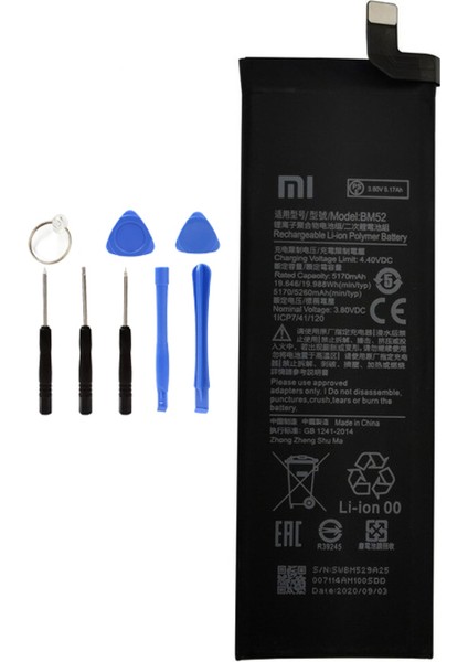 Xiaomi Redmı Note 10 Pro Batarya Pil Tamir Seti Hediyeli !!!