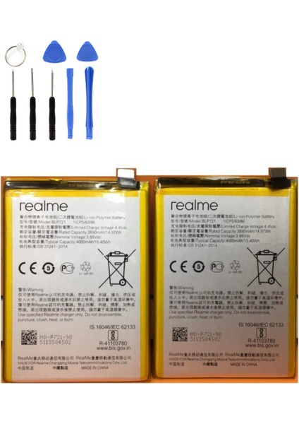 Oppo Realme C3i Batarya Pil Tamir Seti Hediyeli !!!