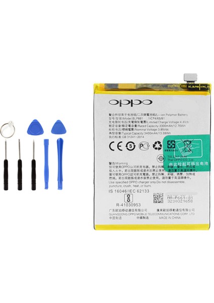 Oppo Realmi C11 Batarya Pil Tamir Seti Hediyeli !!!
