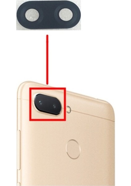 Xiaomi Redmi 6 Uyumlu Kamera Camı Lensi