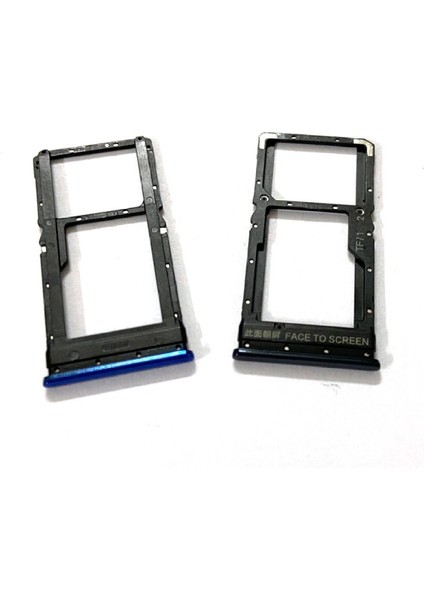 Xiaomi Poco X3 Pro Uyumlu Sim Kapağı Tepsisi Blue