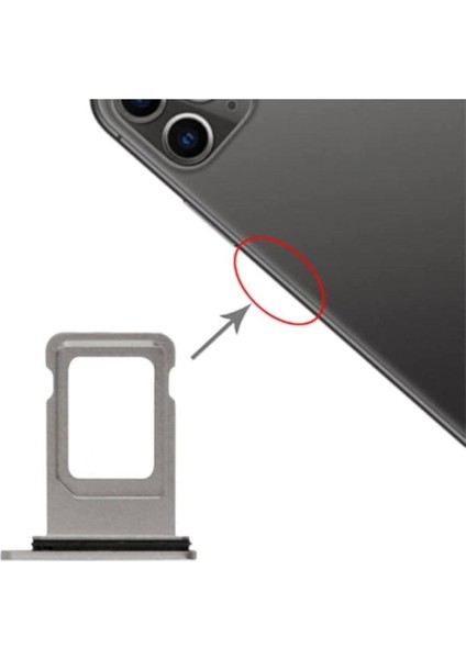 IPhone 12 Pro Max Uyumlu Sim Kapağı Tepsisi Black