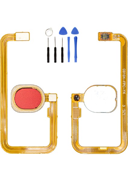 Oppo A5S Uyumlu Home Tuş Bordu Tamir Seti Hediye !!! Red