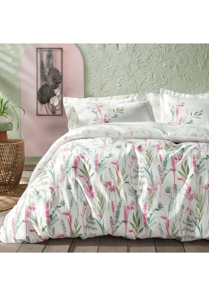 Bedding Hana Tek Kişilik Ranforce Nevresim Seti - Pembe