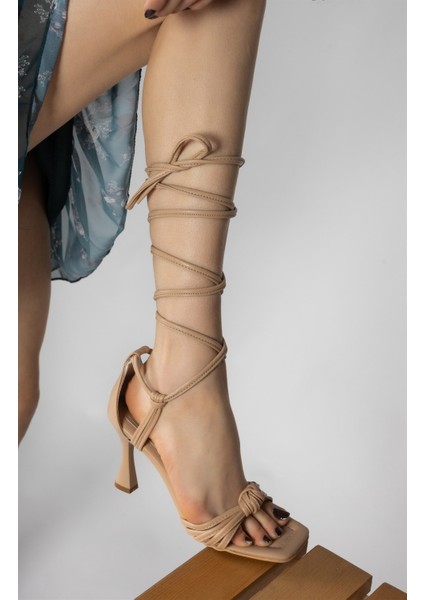 Nude Cilt Kadın Topuklu Ayakkabı 0012364 indirimleri