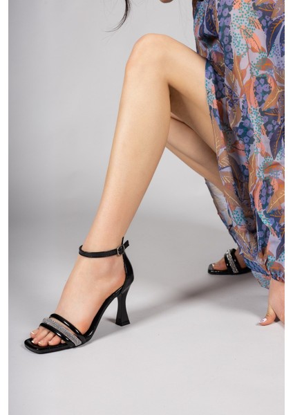 Siyah Kadın Topuklu Ayakkabı 0012369 indirimleri