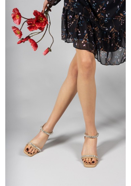 Nude Cilt Kadın Topuklu Ayakkabı 0012365 modelleri