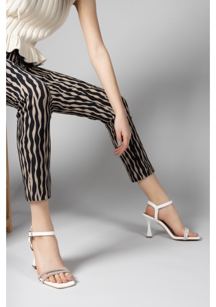 Beyaz Cilt Kadın Topuklu Ayakkabı 0012349 modelleri