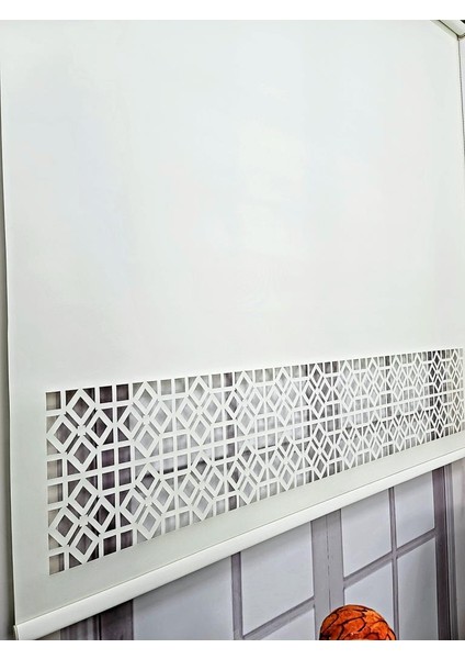 Stor Perde Desenli Lazer Kesim Kalın Kumaşlı ML104